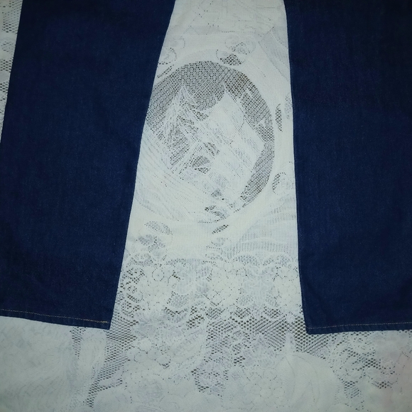 #046 Mens Levi Strauss 501 Original Stretch Blue Jeans Size W/35 L/34 - Picture 12 of 16